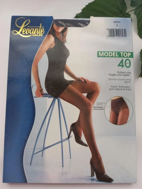 Коригувальні жіночі колготи levante model top 40 den 2 moka - Фото 1 Коригувальні жіночі колготи levante model top 40 den 2 moka - изображение 1