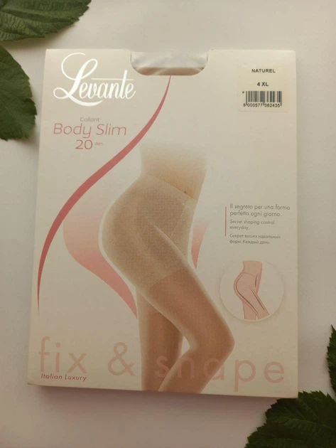 Колготки моделюючі Levante body slim 20 den 4 naturel - Фото 1 Колготки моделюючі Levante body slim 20 den 4 naturel - изображение 1