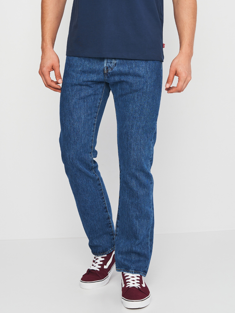 Джинси Regular fit чоловічі Levi's 501 Original Fit 00501-0114 33-32 Сині (5412456008397) - зображення 1