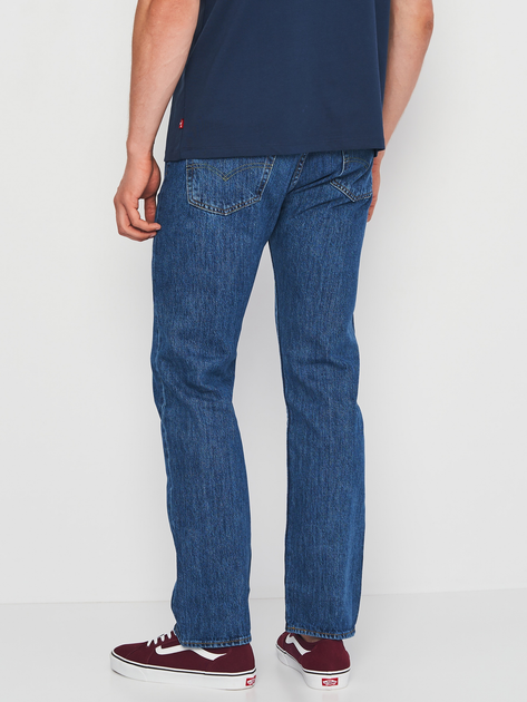 Jeansy męskie regular fit Levi's 501 Original Fit 00501-0114 33-36 Granatowe (5412456008410) - obraz 2