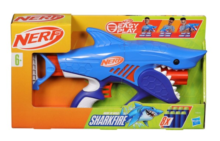 Бластер іграшковий Hasbro Nerf Wild Sharkfire (F8645) (5010996211415) - зображення 1