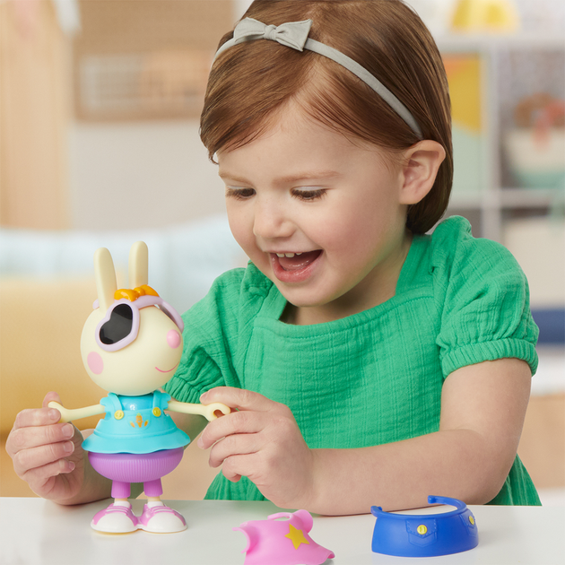 Ігровий набір Peppa Pig Figurines серії «Модна пригода» Одягни Ребекку (F8859 G0329) (5010996246882) - зображення 10