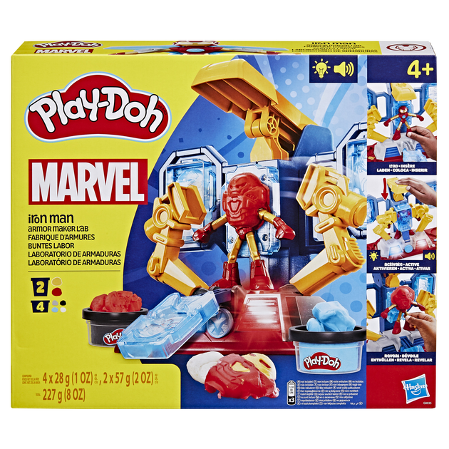Zestaw kreatywny z masą plastyczną Hasbro Iron Man (G0035) - obraz 1