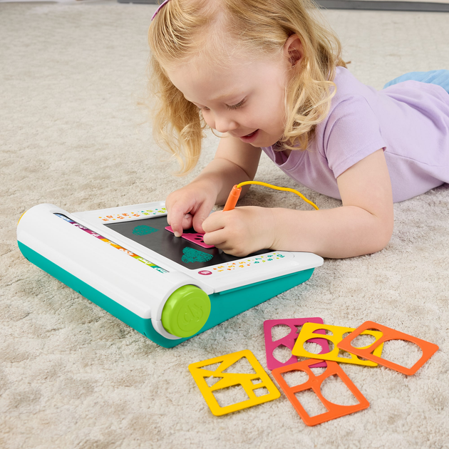 Tablica-tablet Fisher-Price Rysujemy i uczymy się (JDL70) (0194735287000) - obraz 5