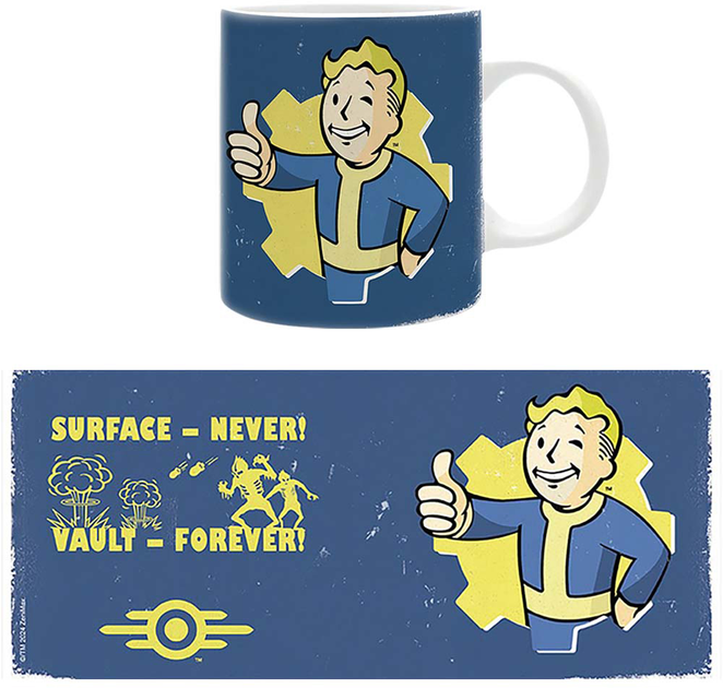 Kubek ABYstyle Fallout Vault Boy 320 ml Niebieski (ABYMUGA526) - obraz 3