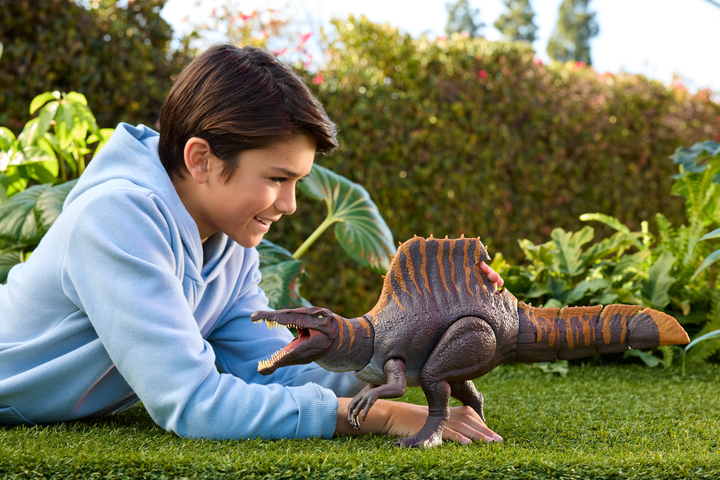 Figurka Jurassic World Niesamowity atak Spinozaura z filmu Świat Jurajski (JGB56) (0194735309498) - obraz 6
