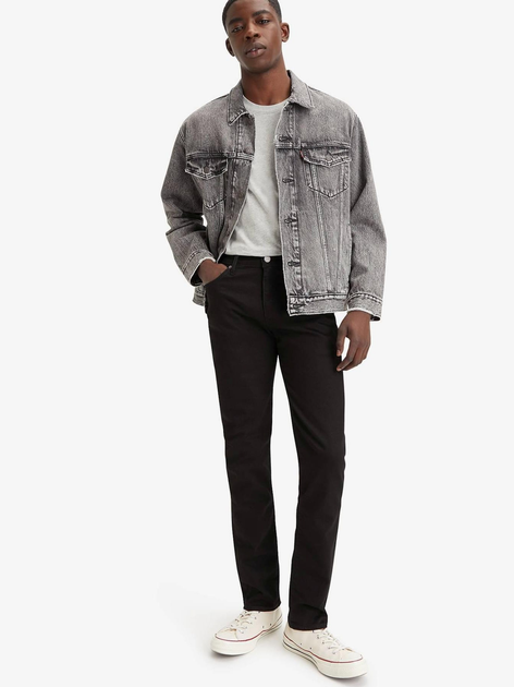 Jeansy męskie slim fit Levi's 511 Slim 04511-1507 31-32 Czarne (5415313924809) - obraz 3