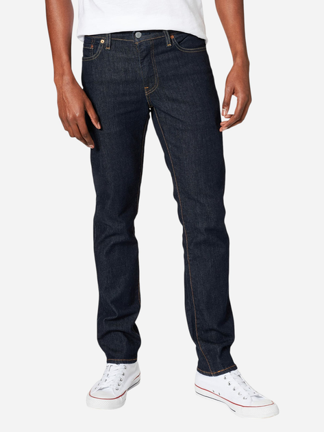 Jeansy slim fit męskie Levi`s 04511-1786 34-32 Granatowe - obraz 1