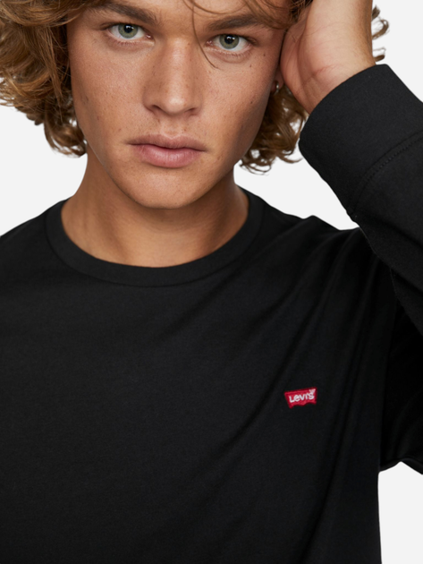 Longsleeve męski Levi's Ls Original Hm 72848-0009 S Czarny (5400816653271) - obraz 4