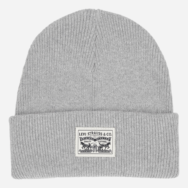 Czapka beanie Levi`s 000J4-0002 One Size Szara - obraz 1
