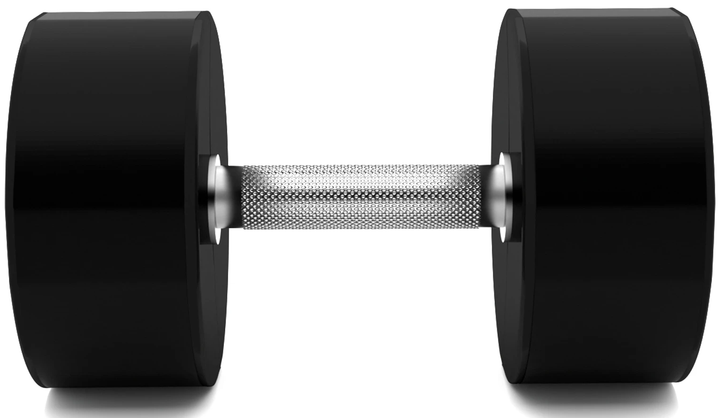 Zestaw hantli HMS HPC CPU poliuretanowych 2 x 27.5 - 37.5 kg (325 kg) Czarny (5908261682759) - obraz 7