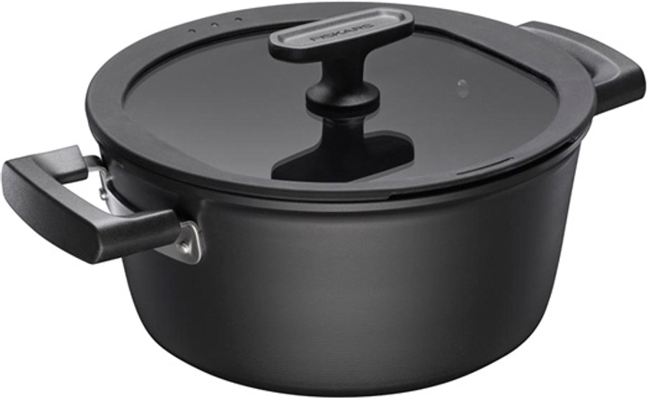 Garnek Fiskars Hard Face z pokrywką 3.5 l (1075526) - obraz 1