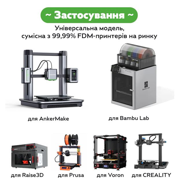 Филамент пластик для 3D-принтера PLA+ HC113 1,75 мм 1 кг Green Kingroon (JDT-0850666) - Фото 3 Филамент пластик для 3D-принтера PLA+ HC113 1,75 мм 1 кг Green Kingroon (JDT-0850666) - изображение 3