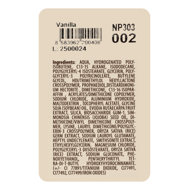 Консилер для лица стойкий Neverti Radiant Creamy Cover Conealer с витамином Е 10 мл (NP303), 002 Vanilla Кремовый - изображение 4