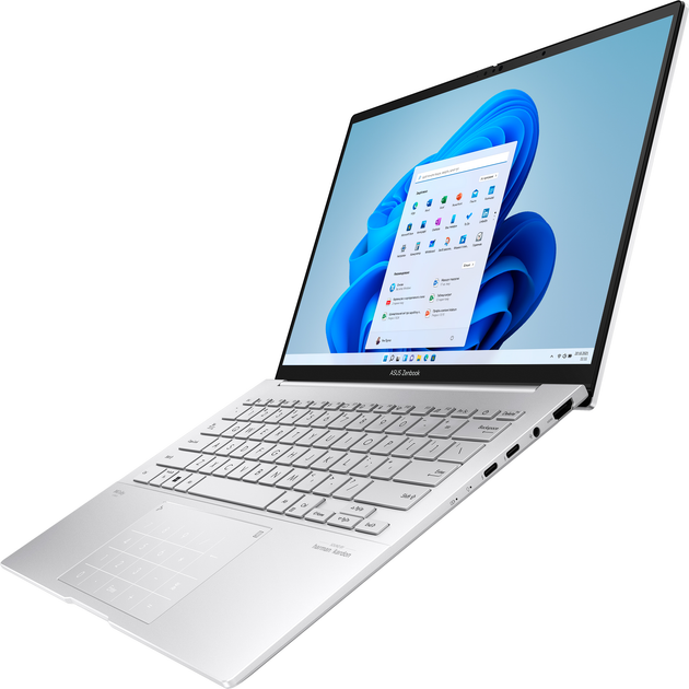 Laptop Asus Zenbook 14 OLED (UX3405CA-QL219W) Foggy Silver - obraz 4