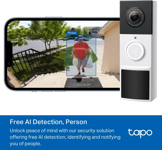 Відеодзвінок TP-LINK Tapo D210 (4897098688069) - зображення 5