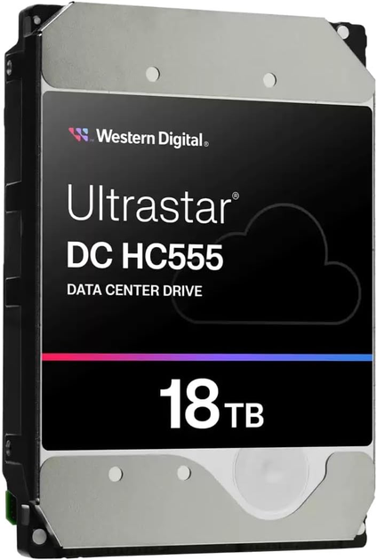 Жорсткий диск Western Digital Ultrastar HC555 18TB 7200rpm 512MB 3.5" SATA (0B48723) - зображення 2