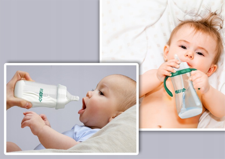 Butelka do karmienia Neno z systemem grawitacyjnym 6M+ 300 ml (5902479672410) - obraz 5