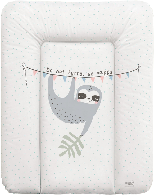 Materac do przewijania na komodę Ceba Baby 70 x 50 cm Candy Andy Lazy (W-143-121-611) - obraz 1