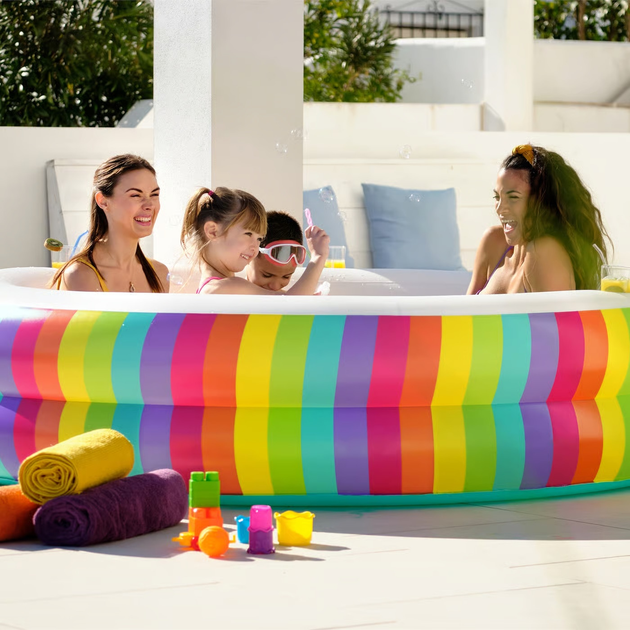 Basen dmuchany Bestway Rainbow Dreams 206 cm 35872 (6941607345986) - obraz 11