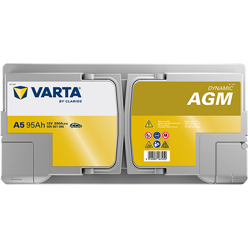 Автомобильный аккумулятор Varta Silver Dynamic AGM 95А Ев (-/+) G14 (850EN) (595901085) - изображение 3