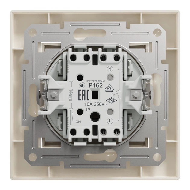 Кнопочный выключатель Schneider Electric Asfora кремовый EPH0700123 - Фото 5 Кнопочный выключатель Schneider Electric Asfora кремовый EPH0700123 - изображение 5