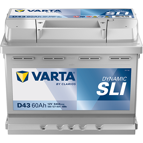 Автомобильный аккумулятор Varta Blue Dynamic 60А (+/-) D43 (540EN) (560127054) - Фото 1 Автомобильный аккумулятор Varta Blue Dynamic 60А (+/-) D43 (540EN) (560127054) - изображение 1