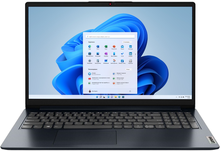 Ноутбук Lenovo IdeaPad 1 15AMN7 (82VG00R2US) Abyss Blue - зображення 1