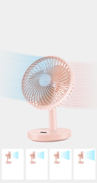 Вентилятор Jile Desktop small fan 01 White (1146682) - изображение 2