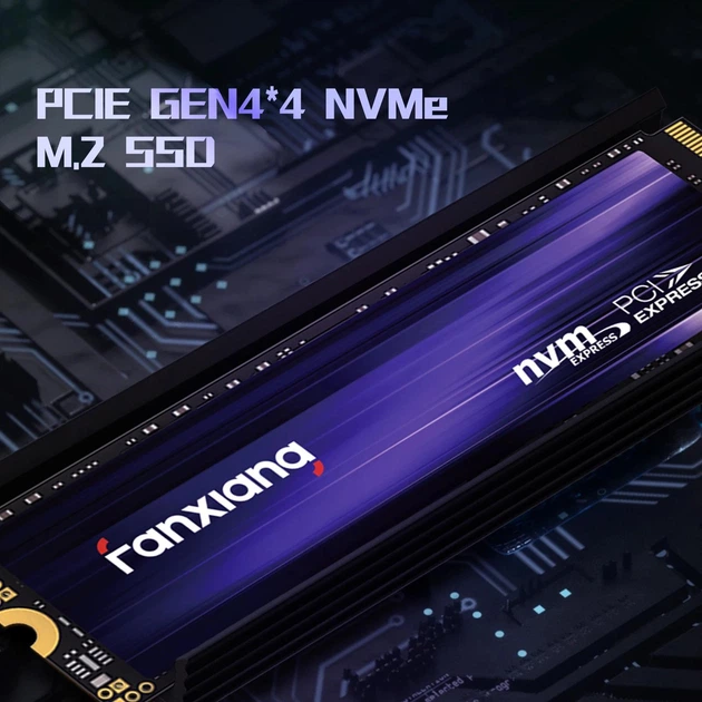 SSD диск Fanxiang S880 1TB 7300/6400MB/s SSD NVMe M.2 2280 PCIe