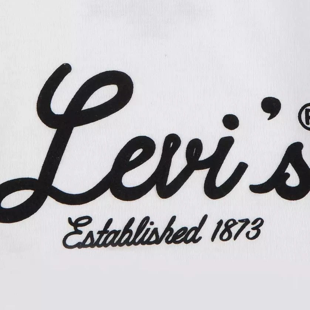 Детский лонгслив для девочки Levi`s 761434541 116 см Белый (1159841166) - изображение 3