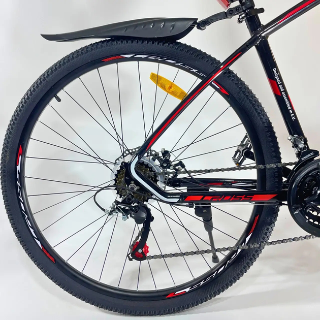 Велосипед Cross 29" Tracker 2025 Рама 21" black-red - изображение 5