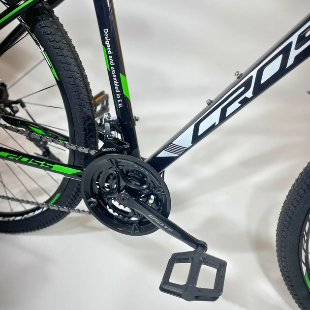 Велосипед Cross 29" Tracker 2025 Рама 21" black-green - изображение 5