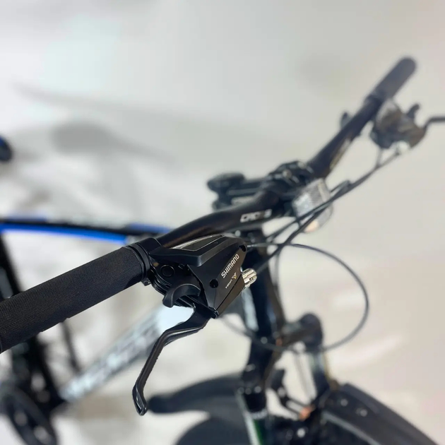 Велосипед CrossBike 26" Tracker 2025 Рама 17" black-blue - изображение 2