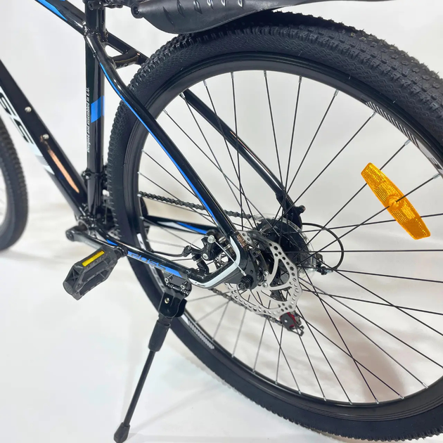 Велосипед Cross 29" Tracker 2025 Рама 18" black-blue - изображение 8