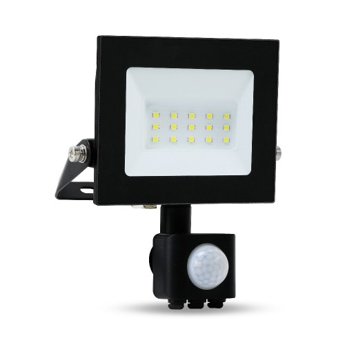 Светодиодный прожектор 10Вт с датчиком движения Ardero LL-2010ARD 10W LED 800Lm 6500K 145х126х71мм IP65 черный - изображение 2