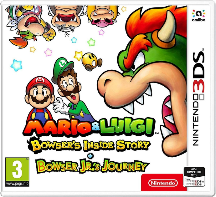Gra Nintendo 3DS Mario & Luigi: Bowser's Inside Story + Bowser Jr.'s Journey (Kartridż) (45496477875) - obraz 1