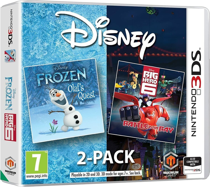 Gra Nintendo 3DS Disney Frozen: Big Hero 6 Double pack (Kartridż) (5016488129800) - obraz 1
