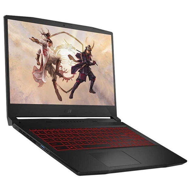 Ігровий ноутбук MSI GF66 Katana 12UE-896NEU / 15.6" (1920x1080) IPS / Intel Core i5-12450H (8 (12) ядер по 3.3 - 4.4 GHz) / 16 GB DDR4 / 480 GB SSD / nVidia GeForce RTX 3060, 6 GB GDDR6, 192-bit / WebCam б/в - Фото 3 Ігровий ноутбук MSI GF66 Katana 12UE-896NEU / 15.6" (1920x1080) IPS / Intel Core i5-12450H (8 (12) ядер по 3.3 - 4.4 GHz) / 16 GB DDR4 / 480 GB SSD / nVidia GeForce RTX 3060, 6 GB GDDR6, 192-bit / WebCam б/в - зображення 3