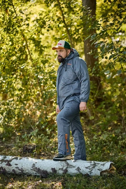 Костюм Brain XXL Rain Suit Gray - изображение 15