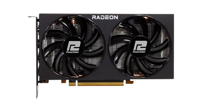 Відеокарта AMD Radeon RX 6600 8GB PowerColor Fighter (AXRX 6600 8GBD6-3DH) Б/В - Фото 2 Відеокарта AMD Radeon RX 6600 8GB PowerColor Fighter (AXRX 6600 8GBD6-3DH) Б/В - изображение 2