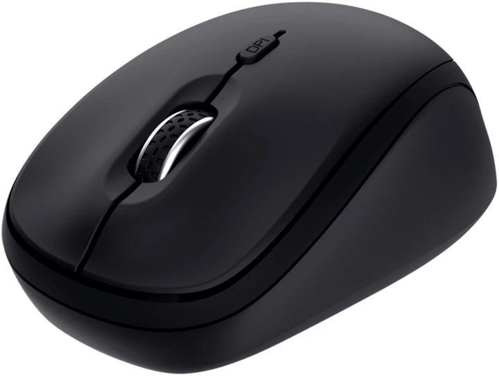 Mysz Trust Yvi+ Silent Wireless/Bluetooth Mouse Black (TR25512) - obraz 2