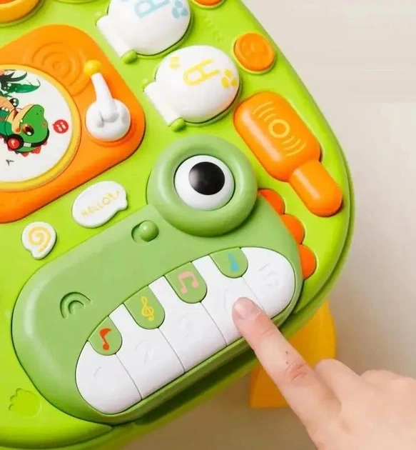 Детский развивающий игровой столик W-Toys для малышей от 1 года с песнями сказками и подвижными деталями Детские развивающие столики - изображение 11
