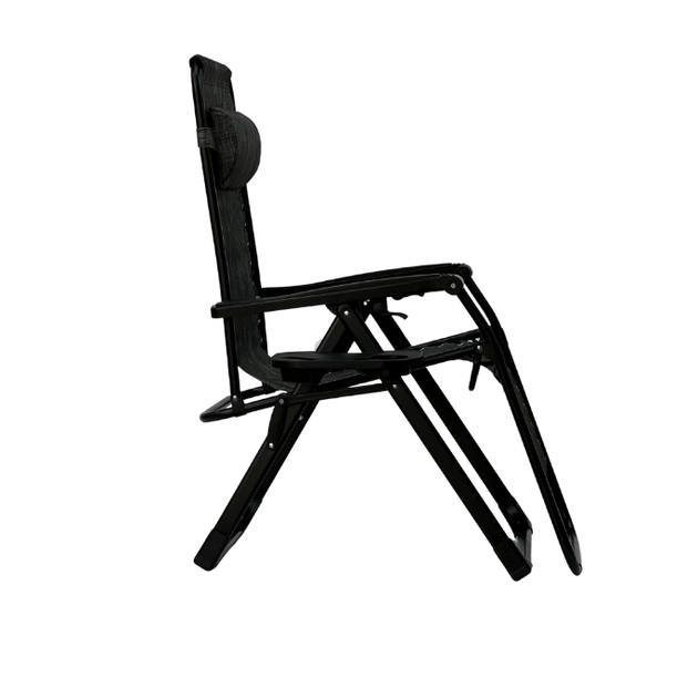 Кресло-шезлонг для релакса LEOBRO Zero Gravity Premium Grey (LB