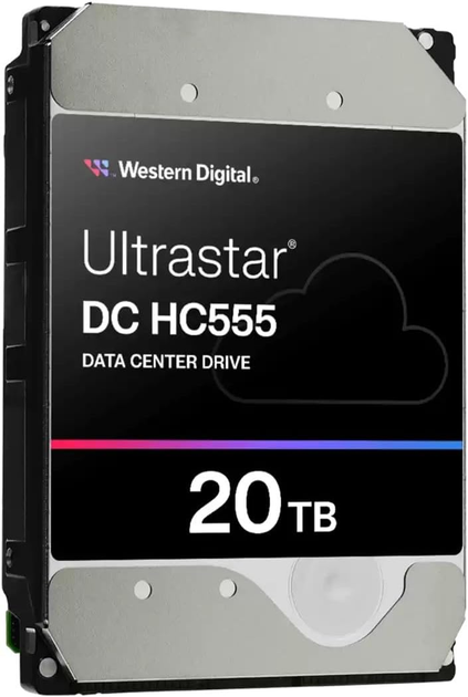 Dysk twardy Western Digital Ultrastar HC555 20TB 7200rpm 512MB 3.5" SATA (0B48724) - obraz 2