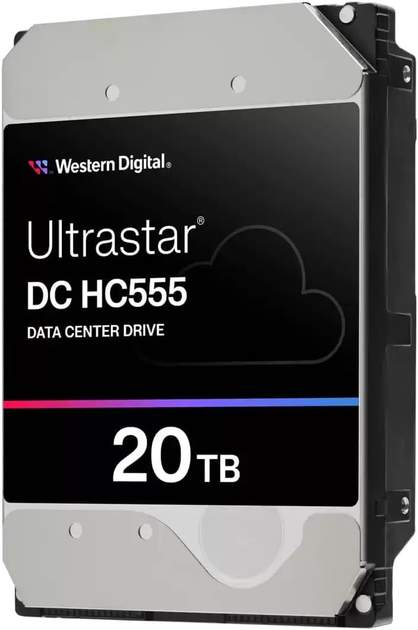 Dysk twardy Western Digital Ultrastar HC555 20TB 7200rpm 512MB 3.5" SATA (0B48724) - obraz 3