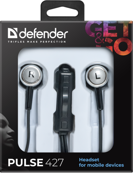 Гарнітура DEFENDER Pulse 427 Black/Silver (63427) - Фото 3 Гарнітура DEFENDER Pulse 427 Black/Silver (63427) - зображення 3