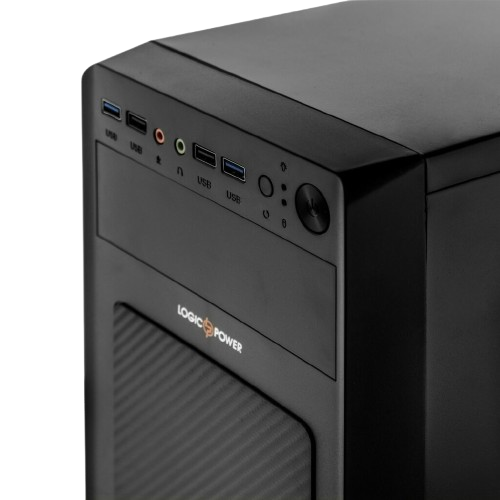 Корпус для компьютера LogicPower 6108 - 400w 12cm MATX, 2xUSB3.0+2xUSB2.0 с БП, Черный - изображение 5