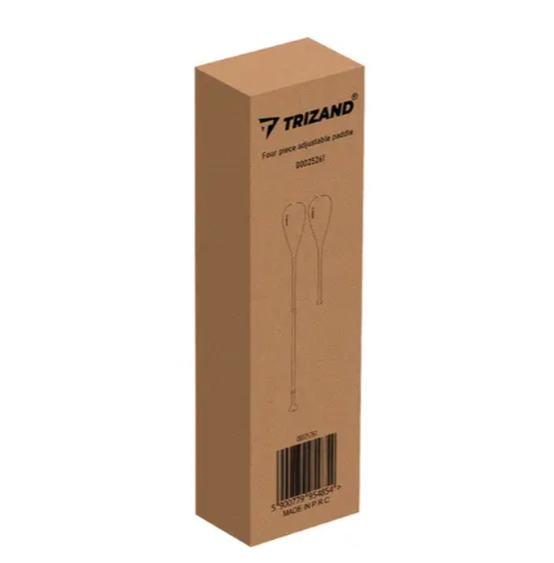 Весло для SUP-доски TRIZAND 2-в-1 сложное регулируемое 229 см 4 части черное - Фото 4 Весло для SUP-доски TRIZAND 2-в-1 сложное регулируемое 229 см 4 части черное - изображение 4