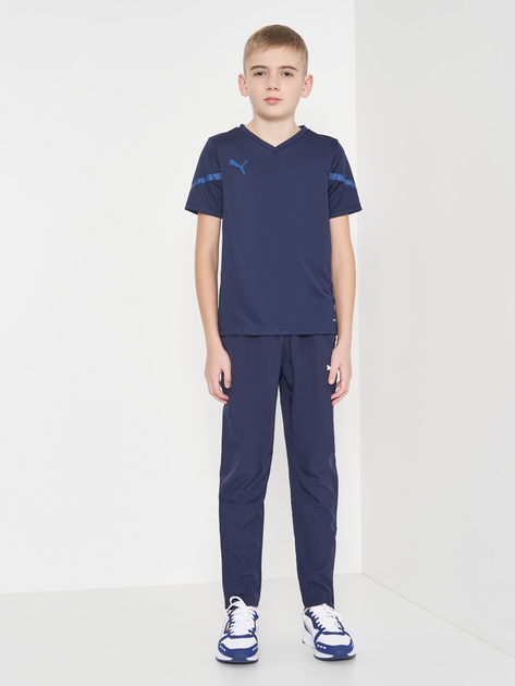 Підліткові спортивні штани для хлопчика Puma teamRISE Sideline Pants 65732906 158-164 см Сині (4063697198647) - зображення 3